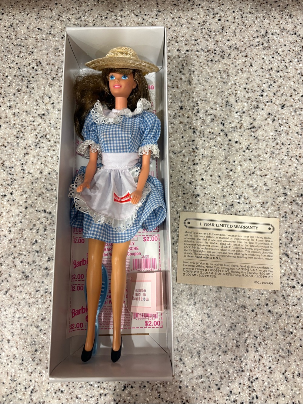 Little Debbie Barbie Doll Collector Edition Series 1992